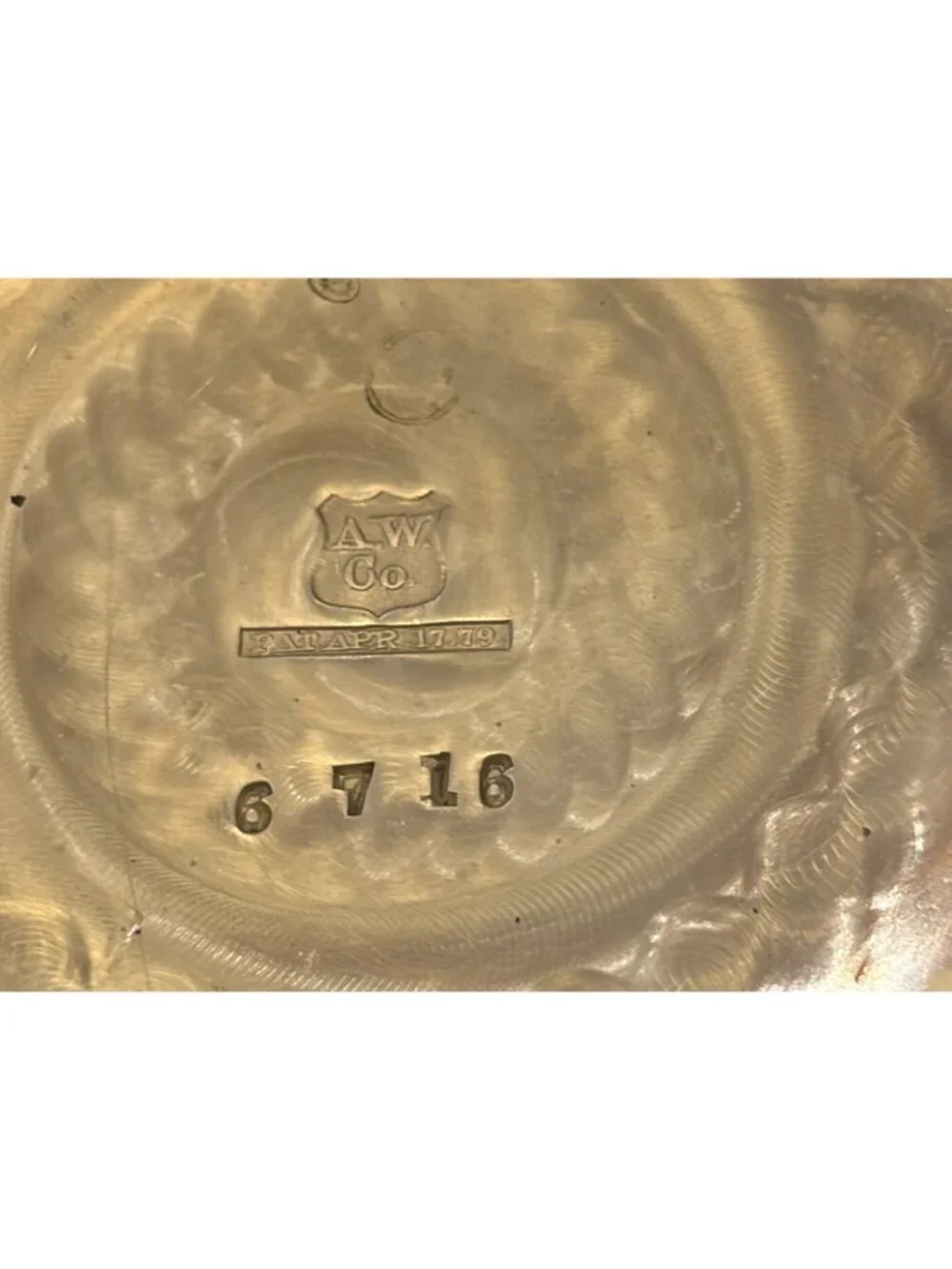 AWC antique pocket